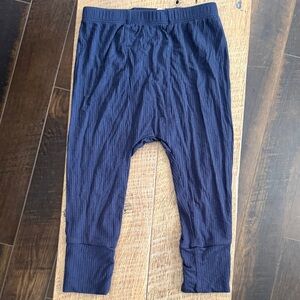 Kate Quinn Navy blue ribbed pants